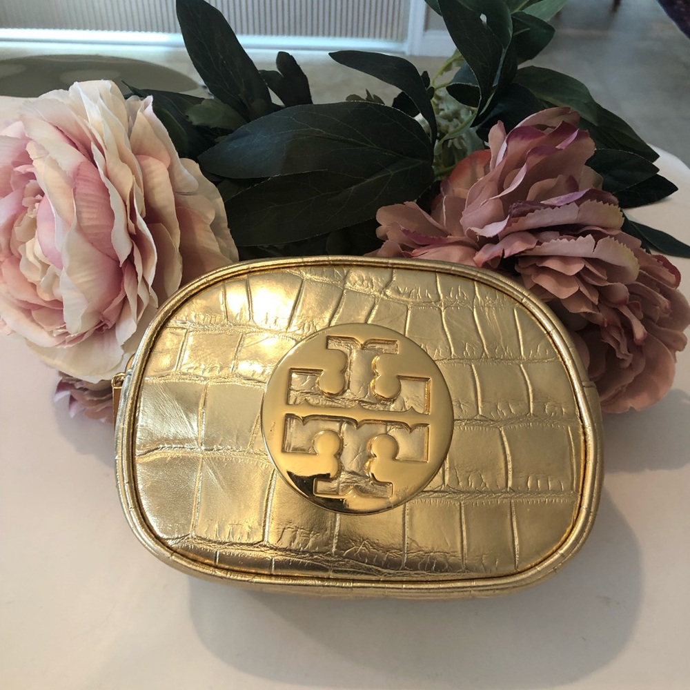 Tory Burch Zippered Cosmetic Bag
